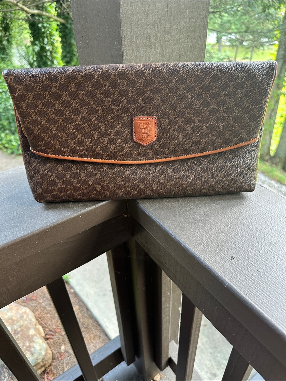 Celine Macadam FoldOver Clutch